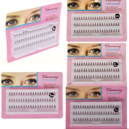 60pcs/Set 8/10/12/14 mm Individual Lashes Black 6D Natural Fake False Eyelash Long Cluster Extension