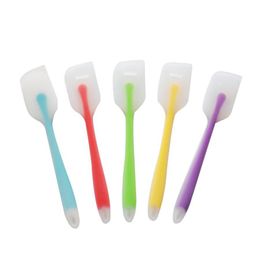 Butter Polisher Kitchenware Mixer Cake Brushes Kitchen Baking Tool Silicone Cream Butter Cake Spatula Mixing Batter Scraper Brush DH0580