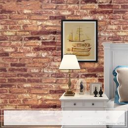 Imitation Brick Wallpaper Waterproof Wall Sticker Living Room TV Background Home Decorate Supplies Self Sticking Creative Hot Sales 13lmC1