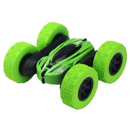 Double-sided remote control rollover bucket 2.4G stunt twist arm car children's anti-skid mountain toy car