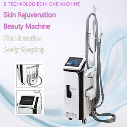 5 in 1 Body Slimming Shaping Machine 40KHz cavitation 940nm Near-Infrared Laser System weight losing machine roller rf massage machine