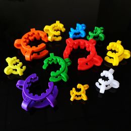 Top Quality PC Clip 10mm 14mm 18mm Joint Plastic Clips Colourful PC Clip For Water Pipe Dab Tool