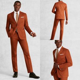 Bright Colour Groomsmen Wedding Tuxedos Two Pieces (Jacket+Pants) Fashion Men Wedding Suits Formal Prom Custom Made