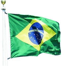 150x90cm brazil flag 3x5 National Hanging Digital Printed Polyester Outdoor Indoor All Countries Advertising , Free Shipping