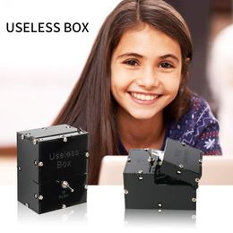 Useless Machine Birthday Gift Fully Asembled Mini Edition Useless Box for Birthday and Party Gift Toy Game