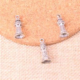 63pcs Charms castle lighthouse 20*9mm Antique Making pendant fit,Vintage Tibetan Silver,DIY Handmade Jewelry