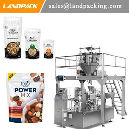 Automatic Weighing Nuts Fruit Doypack Spout Pouch Filling Machine Granule Vertical Form Fill Seal Machine