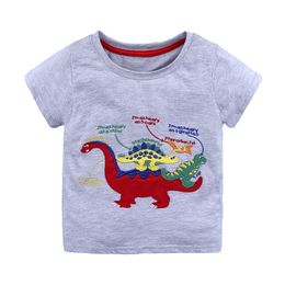 Baby Boys T Shirt Cotton Top Tees For Boy Cartoon Dinosaur Print Kids Outwear children Clothes Tops 1-6 Year Boys