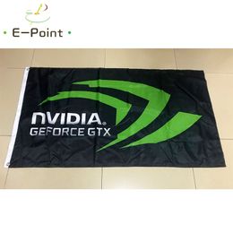 NVIDIA Flag 3*5ft (90cm*150cm) Polyester flag Banner decoration flying home & garden flag Festive gifts