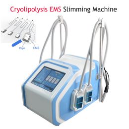 Fat Freezing EMS Cryolipolysis Machine Non Vacuum Cryolipolysis EMS Paddles Device With 4 Handlles For Body Slimming