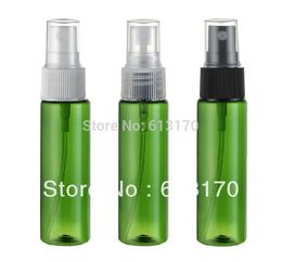 Free shipping 30ml Green spray bottle 1 OZ Empty perfume bottle, Travel refillable Cosmetic packaging Container 100pcs/lot