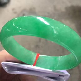 Green Certified 100/% Natural Royal nephrite jade jadeite bracelet 56mm-63mm