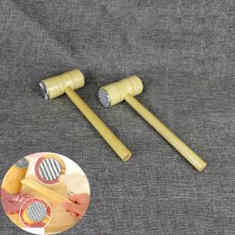 Wooden Double-Sided Creative Knocking Hammer for Steak Tender Meat Tools Cookware Kitchen Accessories