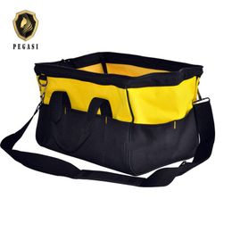 PEGASI 12" Toolkit Multifunction Maintenance and Electrician Single Shoulder Large Capacity Thicken Oxford Cloth Tool Bag