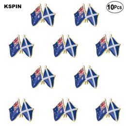 Australia Scotland Lapel Pin Flag badge Brooch Pins Badges 10Pcs a Lot