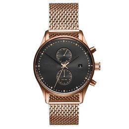 2021 top Luxury fashion Men MV Watches Leather Strap Quartz-Watches Sport Men's Watches Waterproof chronograph watches Relojes