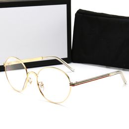 Luxury-New Oval Sunglasses Famous Designer Retro Full Frame Glasses High Quality UV Protection Sunglasses Luxury Oversized Eyewear with Box