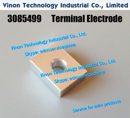 (2pcs/lot) 3085499 edm Terminal Electrode S467 18x14x5mm Mid Block for Sodic SL400,SL600,AQ400,AQ600 Sacrificial Electrode, WEDM-LS Wire Cut