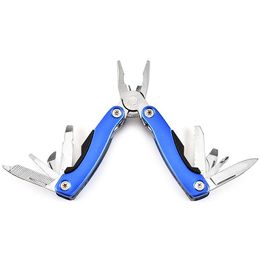 Survival Multi Function Pliers Mini Folding Tongs Including Screwdriver Filer Knife Can Opener Outdoor Equipment Hand Tool Pliers DBC VT0898