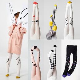 Girls Tights Cartoon Cat Baby Girl Pantyhose Cotton Knitted Cotton Cute big eyes pantyhose wild cotton socks princess socks dance socks