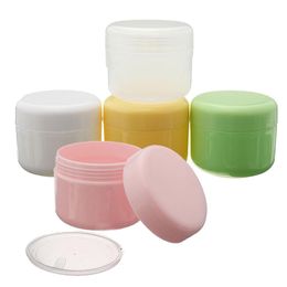 10ML Empty cosmetic container 10g Candy Color Makeup jar pot makeup sample cream lotion lip balm bottle With inner lid