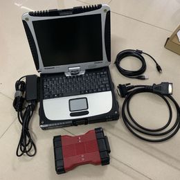 Top VCM2 Car Diagnostic tool For F-ord VCM II IDS V128 Multi-language For-d Vehicles VCM 2 OBD2 Scanner with CF19 i5 4gb laptop CF-19 toughbook