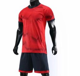 Customized football Uniforms kits Sports Soccer Jersey Sets Jerseys With Shorts Soccer Wear Personality Shop popular Soccer Sets Tracksuit