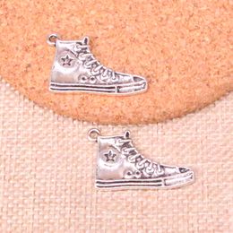 48pcs Charms basketball shoes 30mm Antique Making pendant fit,Vintage Tibetan Silver,DIY Handmade Jewelry