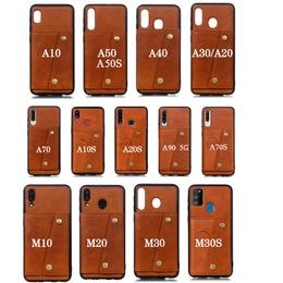 Pu Leather Car Magnetic Stand Case For Samsung A10 A20 A30 A40 A50 A70 A60 A80 M10 M20 M30 A50S Case Card Holders Cover for Samsung A50