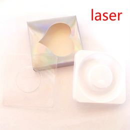 3D Mink Eyelash Package Boxes False Eyelashes Love shape Packaging Empty Eyelash box Case Lashes Box paper packaging 60 sets