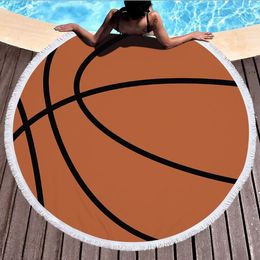 fashion Softball Beach Blanket pads Baseball Tapestry Beach Mats Towels Football Beach Blankets Round Sports Yoga pilates Mat 150cm