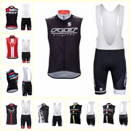 Felt team Cycling Sleeveless jersey Vest bib short sets New Men Mtb Clothes Ropa Ciclismo Bike shirts Riding Wear SportsWear U71916