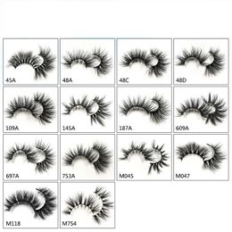 6D Eyelashes 25MM Big Eye lashes Long Thick Individual Handmade Natural Lashes Extension Popular Styles Hot Selling