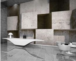 mural 3d wallpaper custom wallpapers 3d murals wallpaper for living room Stereo Grey European 3D background wall