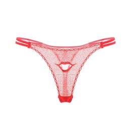 Women Sexy Lingerie Hot Sexy Panties Lace Underwear Crotchless Underpants Wear Briefs Multi Colors Open Mouth