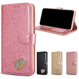 20 Piece Sale Luxury Glitter Bling Wallet Phone Case for iPhone 11 6.5 6.1 2019 X XR XS Max 6 7 8 Plus and Samsung Note 9 10 Pro S9 S10 Plus