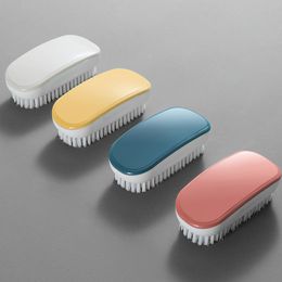 Kitchen Household Supplies Multifunctional Plastic Washing Brushes Laundry Cleaning Clothes Shoes Soft Solid Color Brush Tool