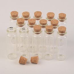 15ml Glass Perfumes Bottles Small Crafts Bottles Corks 50pcs 22*65*12.5mm