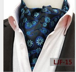 2019 Men's Scarf Jacquard polyester English suit shirt neck scarf fashion warm scarf