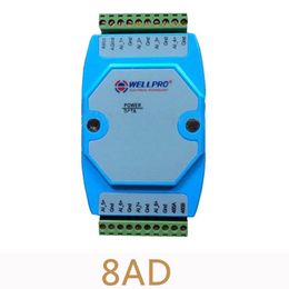 Freeshipping 8AD 4-20MA/0-20MA 8 Road Analogue input isolation data acquisition module Current Collecting module MODBUS communication RS485