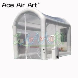 2.3x1.5x2m Inflatable Disinfection Channel Tent Customised Colour Airtight Sanitising Spray Tunnel Tent With Free Pump