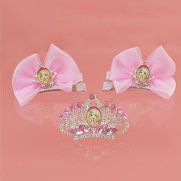 New vogue individual character is lovely beautiful bobby crown sets hairpin headdress combination adorn article Jewellery Gift