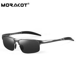 Morakot Moda Occhiali da sole Uomo Polarizzati Guida Occhiali da sole Maschili Personalizzati Miopia Ottica Occhiali Occhiali da sole Jscp2817 Y19052004