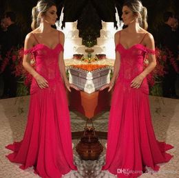 Spaghetti Slim Sexy Prom Dresses Customized Chiffon Lace Appliques Evening Party Wear Special Ocn Gown Formal Vestidos De Soiree