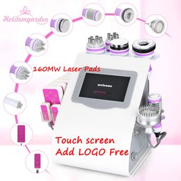 9 IN 1 Touch Screen Ultrasonic Cavitation 40K Vacuum Radio Frequency Hot Cold Hammer LED Laser Body Slim Machine