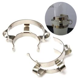 Lab Supplies Stainless Steel 24 Inch Clip Clamp Metal Clamp for 24/40 Glass Ground Joint for 24 # Glass Grinding Mouth