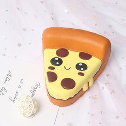 Cute Pizza Slow Rising Squeeze Decompression Kids Toys Cartoon Stress Reliever Toys Children Smooshy Mushy Toys