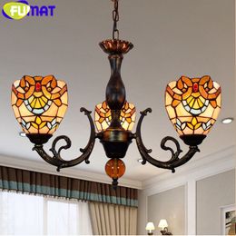 FUMAT Butterfly Chandelier With grape shade Lights Stained FUMAT Butterfly Chandelier With grape shade Lights Stained