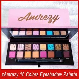 2020 Newest xAmrezy 16 Colors Eyeshadow Paette xAmrezy Shimmer Matte eyeshadow eye shadow eye make up Cosmetics with dhl shipping