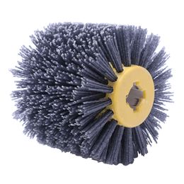 Freeshipping P80 nylon wheel drum polishing wheel woodworking brush metal processing tool